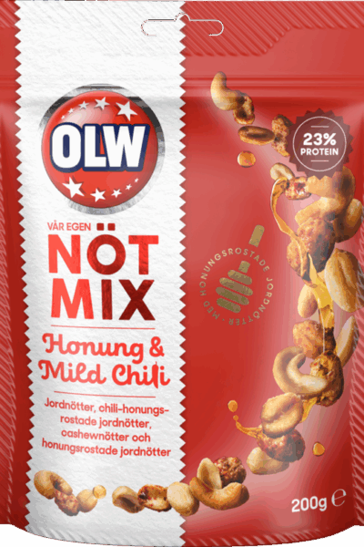 OLW Nötmix Honung & Mild Chili