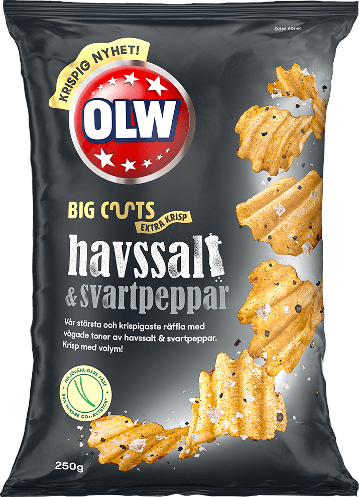 OLW BigCuts Havssalt Svartpeppar