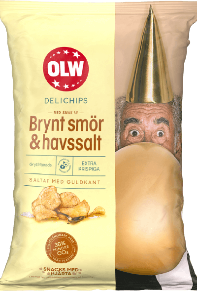 Delichips Brynt smör & Havssalt