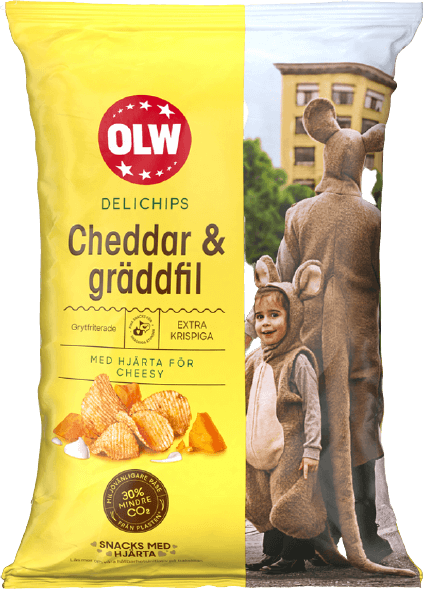 Delichips Cheddar & Gräddfil